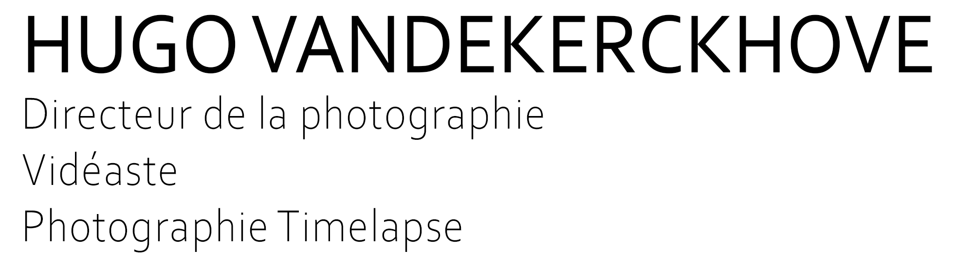 Vidéaste Bordeaux - Chef Opérateur - Hugo Vandekerckhove - VDKAM LOGO